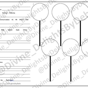 Cakepop Order Template