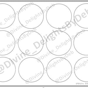 Sandwich Cookie Template