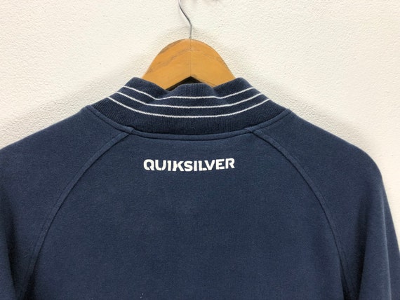 Vintage Quiksilver Varsity Button Jacket Sweatshi… - image 6