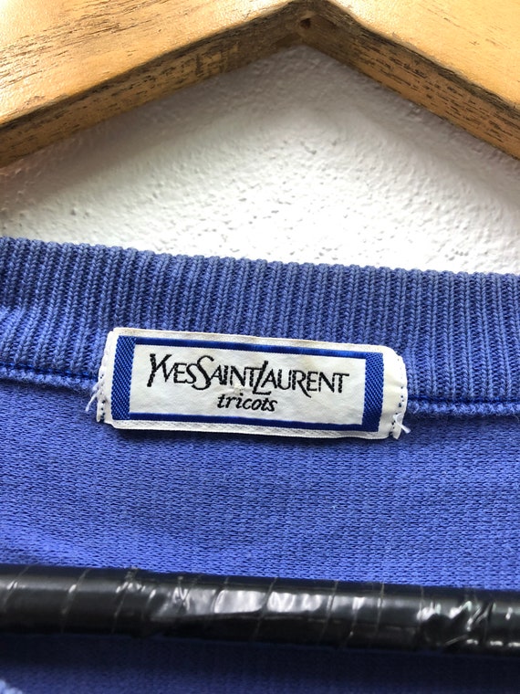 Vintage YSL Yves Saint Laurent Nice Design Sweats… - image 6