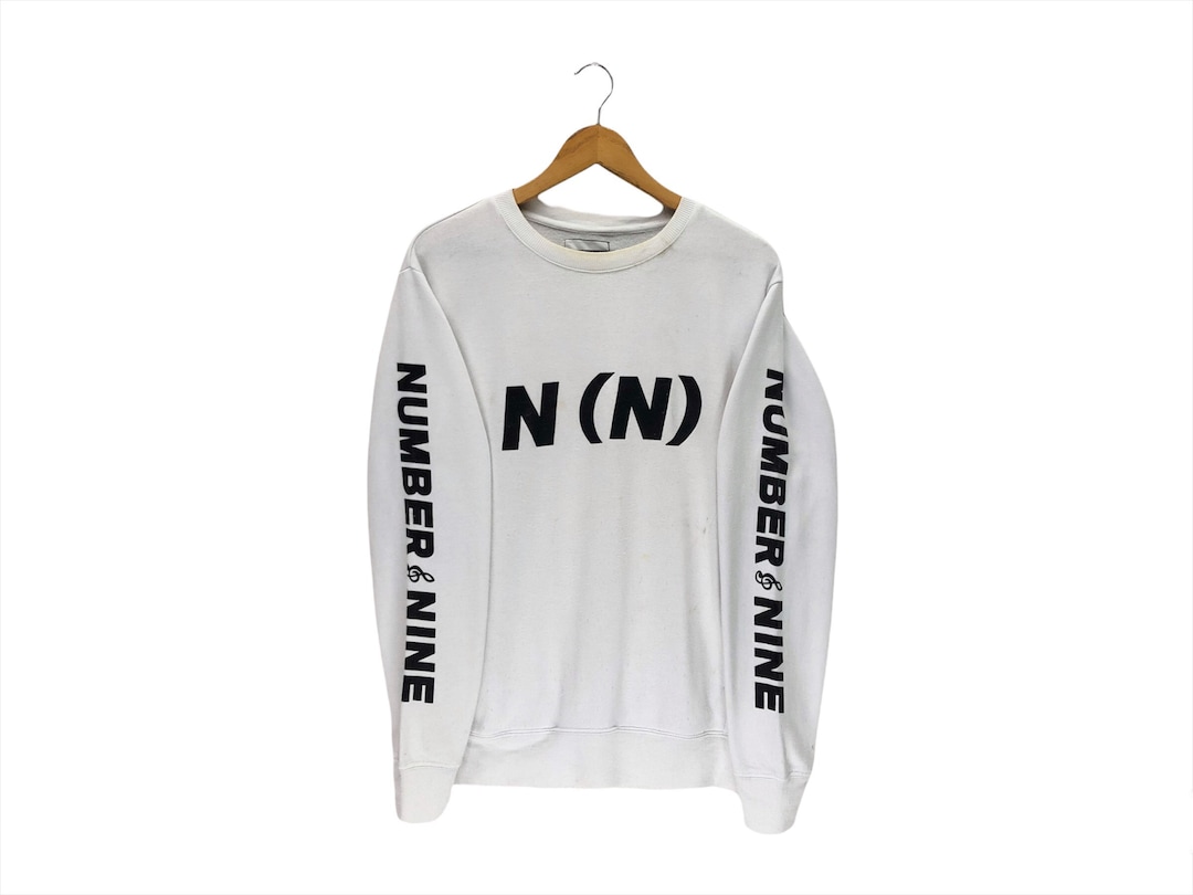 Vintage Number Nine Big Logo Sweatshirt Japanese Brand Vintage Number Nine Big Logo Sweatshirt Japanese Brand