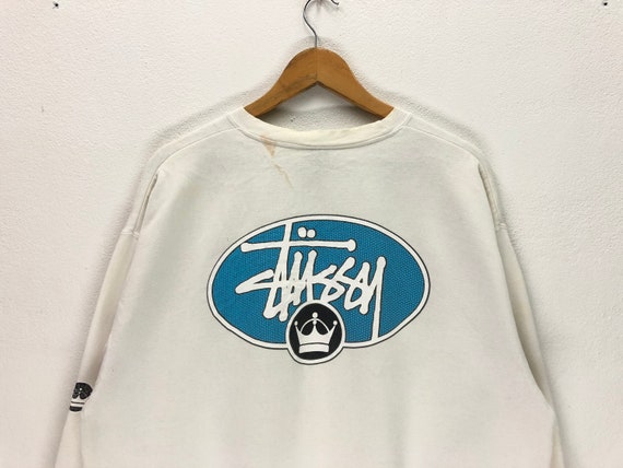 Vintage Stussy Big Logo Sweatshirt Stussy Streetw… - image 3