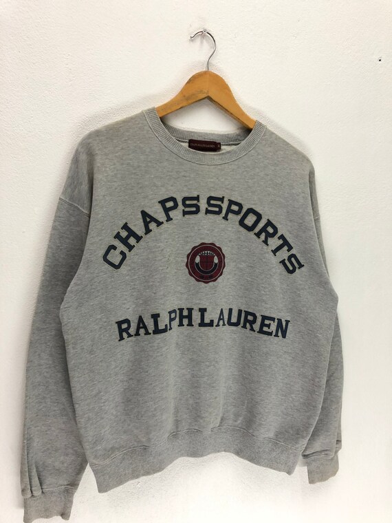 Vintage Chaps Sport Ralph Lauren Big Logo Sweatshirt … Gem