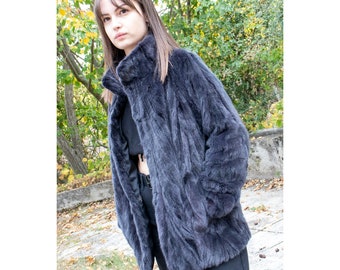 Real Mink Fur Coat in Medium / Brand New / Luxury Gift