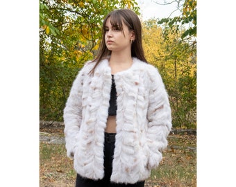 Real Mink Fur Coat in Medium / Brand New / Luxury Gift