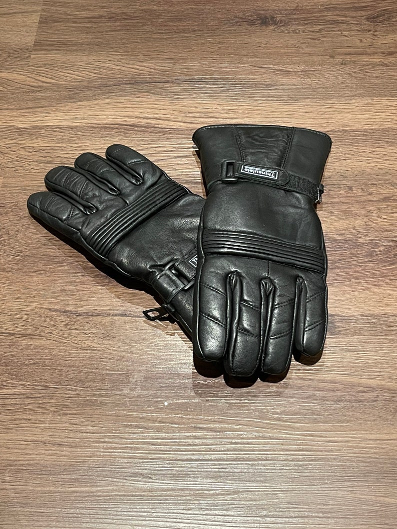 Details about   New 2020 Winter Leather Gloves Thinsulate Thermal Lining Biker Gloves SZ.. 