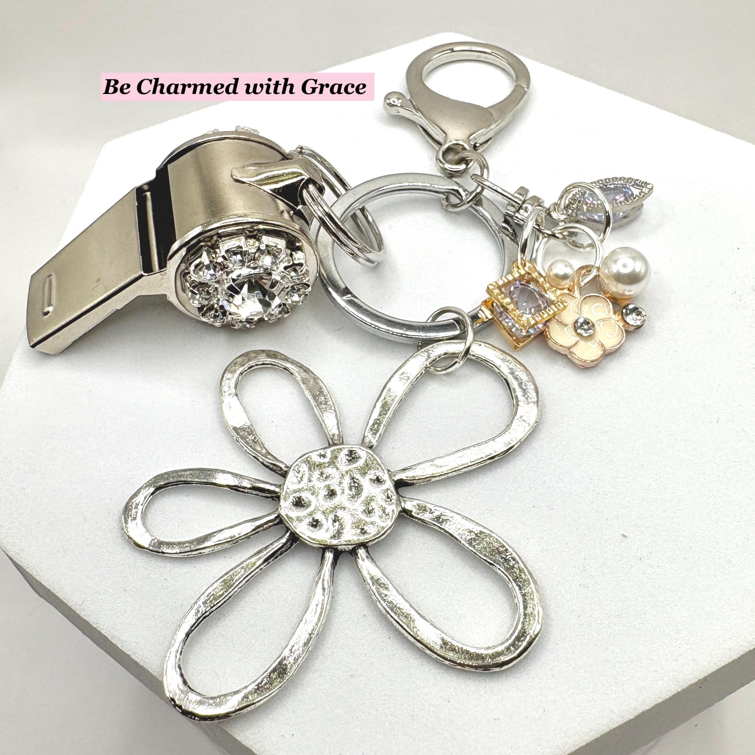 ◆VINTAGE HOLLYWOOD◆ Glitter Ribbon Pearl Keyring VH249OKE0 ◇VINTAGE HOLLYWOOD◇ Glitter Ribbon Pearl Keyring VH249OKE0