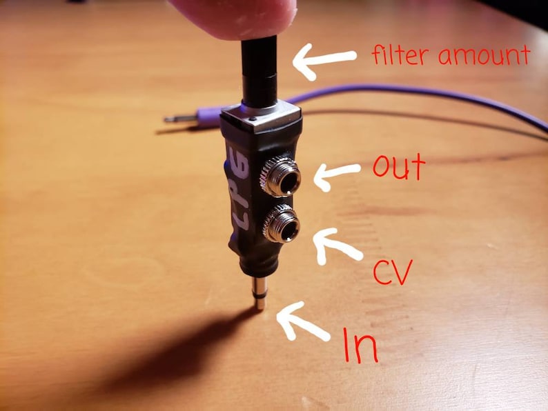 Mini Low Pass Gate Passive vactrol based Low Pass VCA LPG 0HP image 4