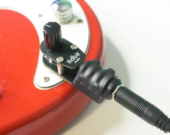 Volume Knob / Mono Attenuator for Guitar / Synth / Audio equipment - Mono quarter-inch momentary mute switch