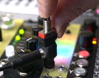 Eurorack Toggle Switch: ON-OFF-Momentary, 0HP, 3.5mm