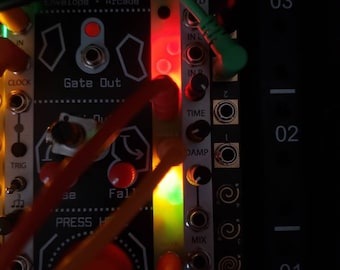 2hp Random CV Generator Eurorack module / Quad Random Oscillator / Random Noise Generator