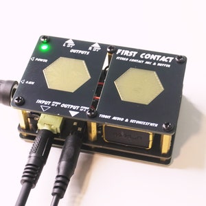 First Contact Stereo Contact Mic Preamp: Eurorack Compatible Amplifier