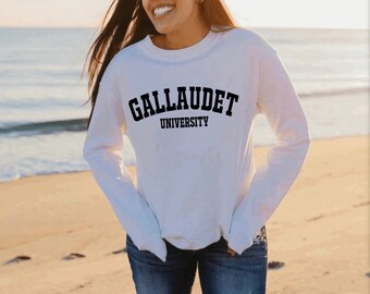 gallaudet university sweatshirt