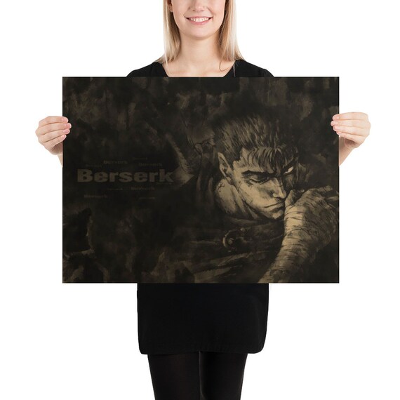 Wall Poster Printed Manga Berserk Great Deco Idea Or Gift Etsy