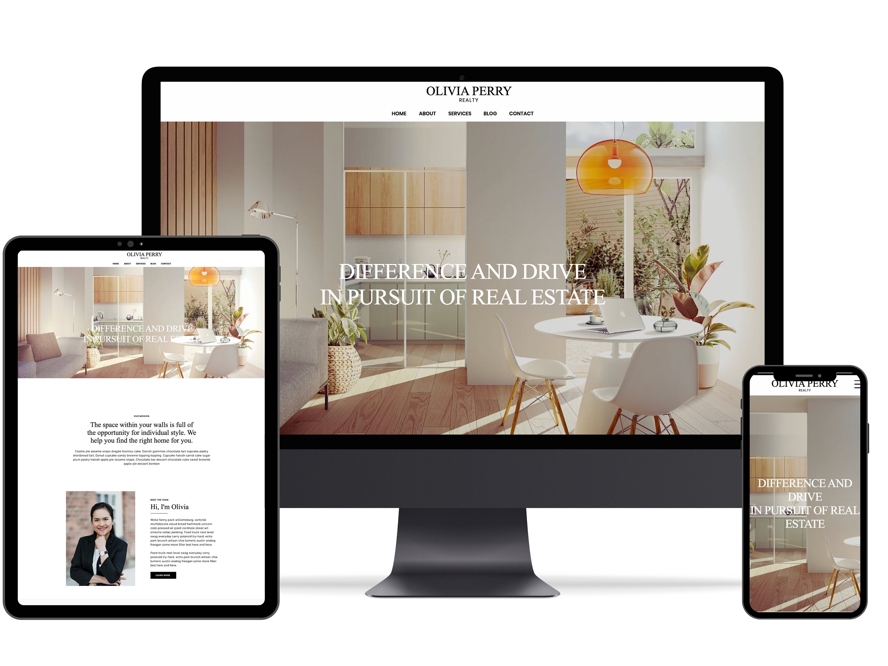 Realtor Website, Wix Website Template, Real Estate Website Template ...