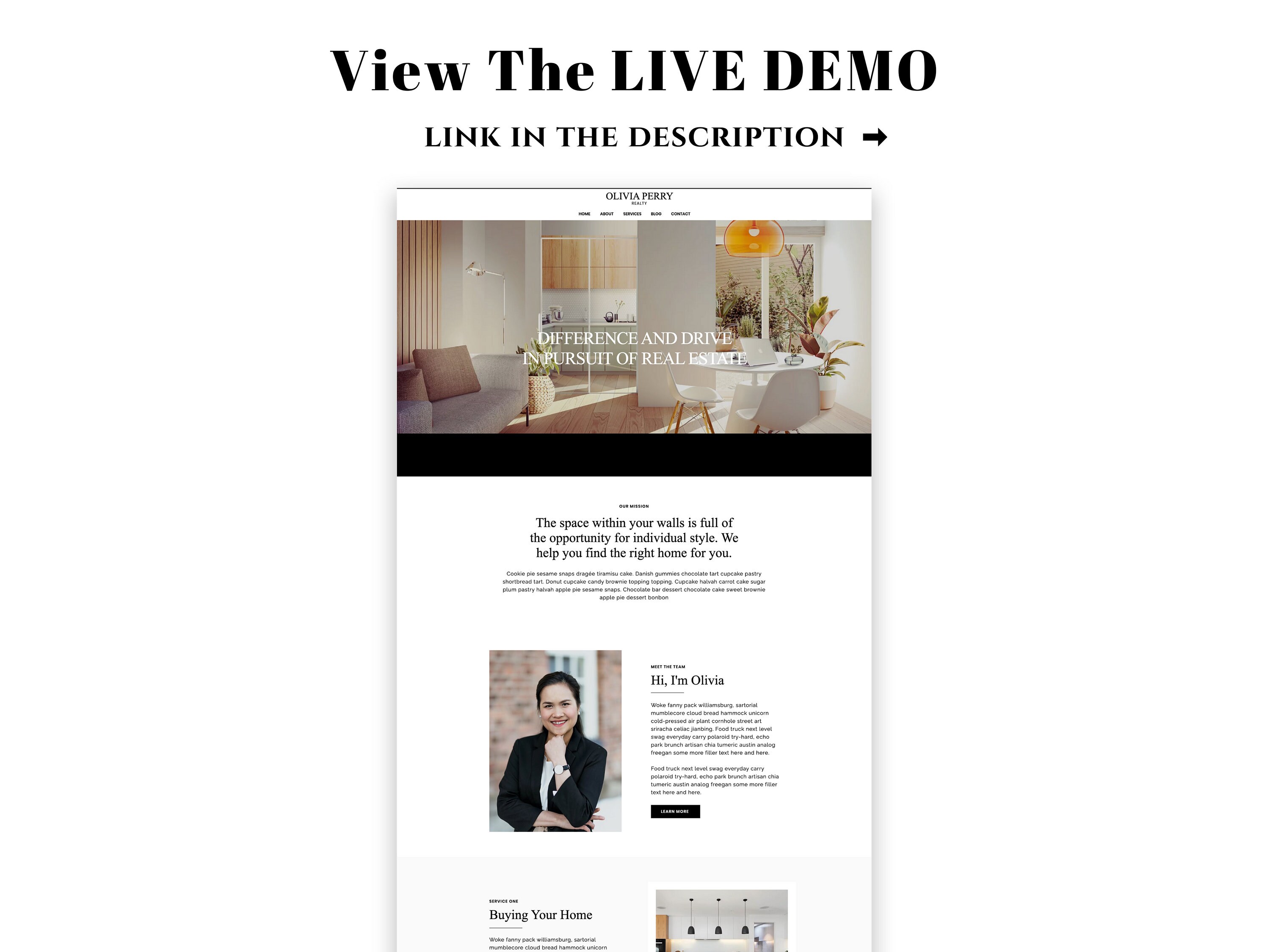 Realtor Website, Wix Website Template, Real Estate Website Template ...