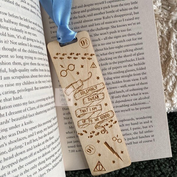 I solemnly swear Harry Potter inspired bookmark