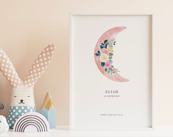 Pleine Lune Dessin Etsy