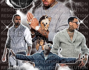 Chris Brown Tshirt Design PNG| Breezy Bootleg Tee| Chris Digital Download| Bootleg Rap Tee Hip Hop Design DTF DTG Sublimation Ready to print