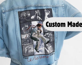 Fully Personalized Hand-Made Girly Pop Denim Jacket