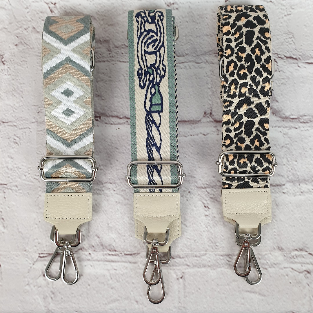 Bag Strap for Crossbody Bag Fabric Real Leather Etsy