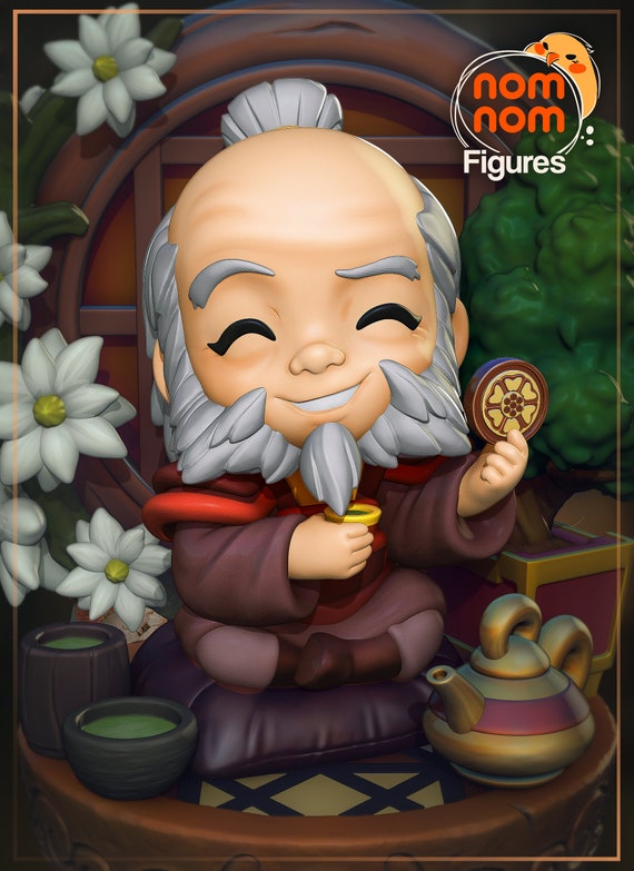 Chibi Iroh 3D Resin Print | Avatar The Last Airbender 並行輸入品 Chibi Iroh 3D Resin Print | Avatar The Last Airbender