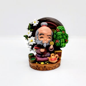 Chibi Uncle Iroh - Avatar. Resin Kit - 3d Printed.