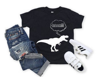 Toddler Dino Shirt - Funny Toddler Shirt - Gift for Toddler - Toddler Tshirt - Graphic Tshirts For Kids - Trendy Kids Shirts - Tyrannosaurus