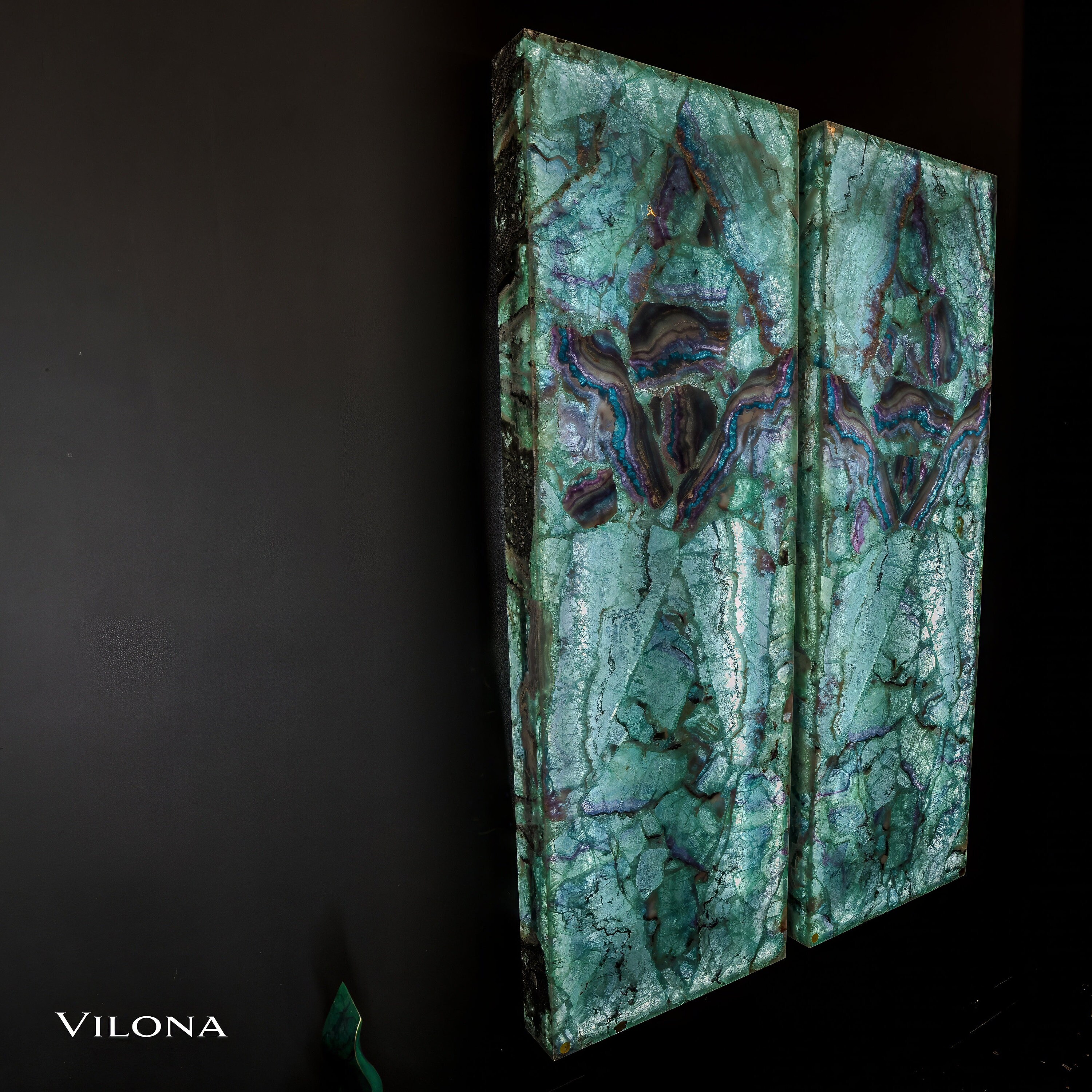 Fluorite Crystal Wall Panels 3/7 - Etsy