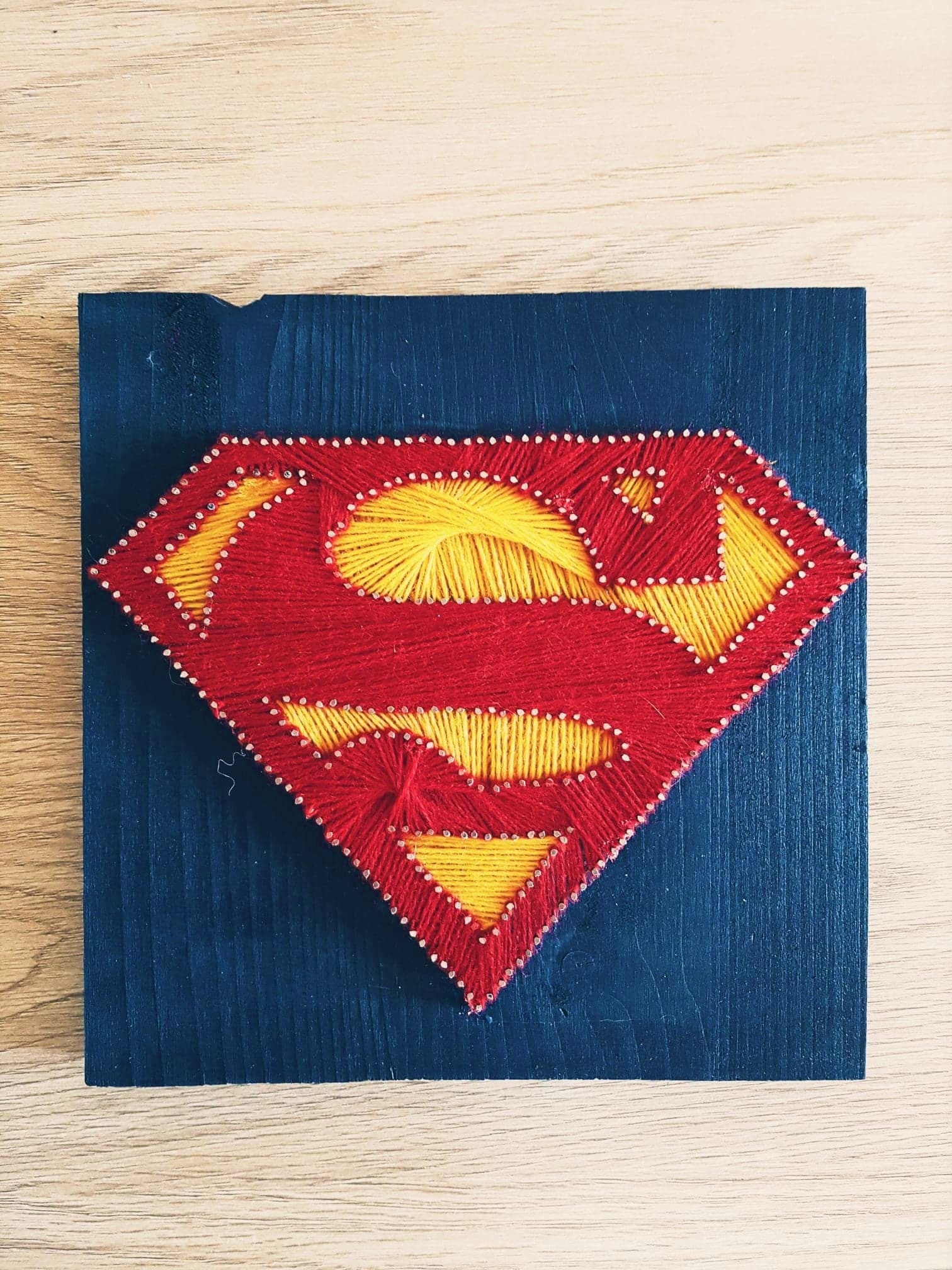 Super Man String Art
