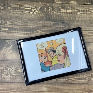 Archie comics original she is Love cut out framed