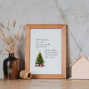 Ich bin zu Hause für Weihnachten, Weihnachtsdekor, Weihnachtsgeschenke