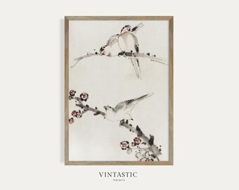 oiseau vintage imprimable | Illustration d'oiseau antique | Décor de ferme minimaliste | IMPRESSIONS numériques | #40