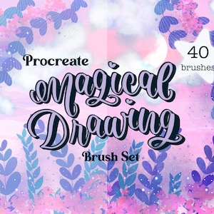Magical Drawing, Procreate Brush Set, Drawing Brushes, Procreate Art, Procreate Stamps, Brushes For Ipad, Brush Set, Digital Art