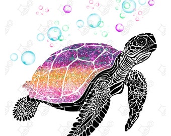 Tortuga marina/Sublimación de tortugas/PNG/ Sublimación/ Diseño motivacional/ Digital/ Descarga por sublimación/ Transferencia por sublimación/ Náutica/ Vida marina