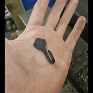 Blacksmith hooks small hooks handmade forged hooks rustic wall mounted hat hooks horseshoe nail hooks