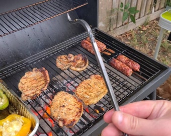 Volteador de carne, volteador de carne, herramienta para barbacoa