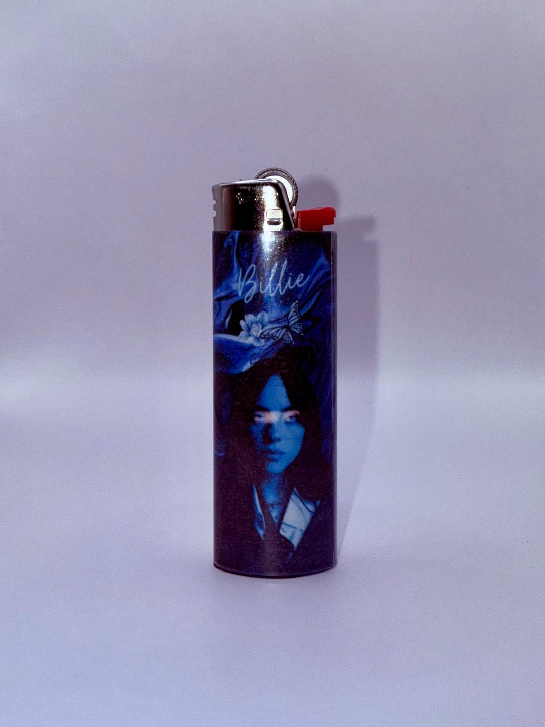 Billie Eilish Lighter – Dark Blue Aesthetic Custom Design – Music Fan ...
