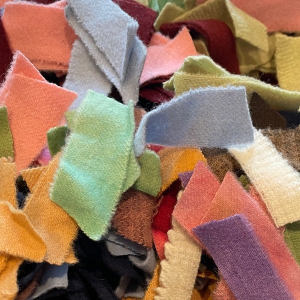 Rug Hooking Wool Strips Etsy