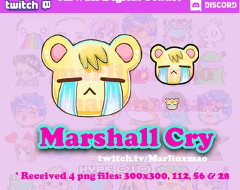 ACN Marshall Cry Emotes - Digital Art, Kawaii Art