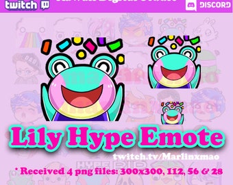 ACN Lily Hypu Emotes - Digital Art, Kawaii Art