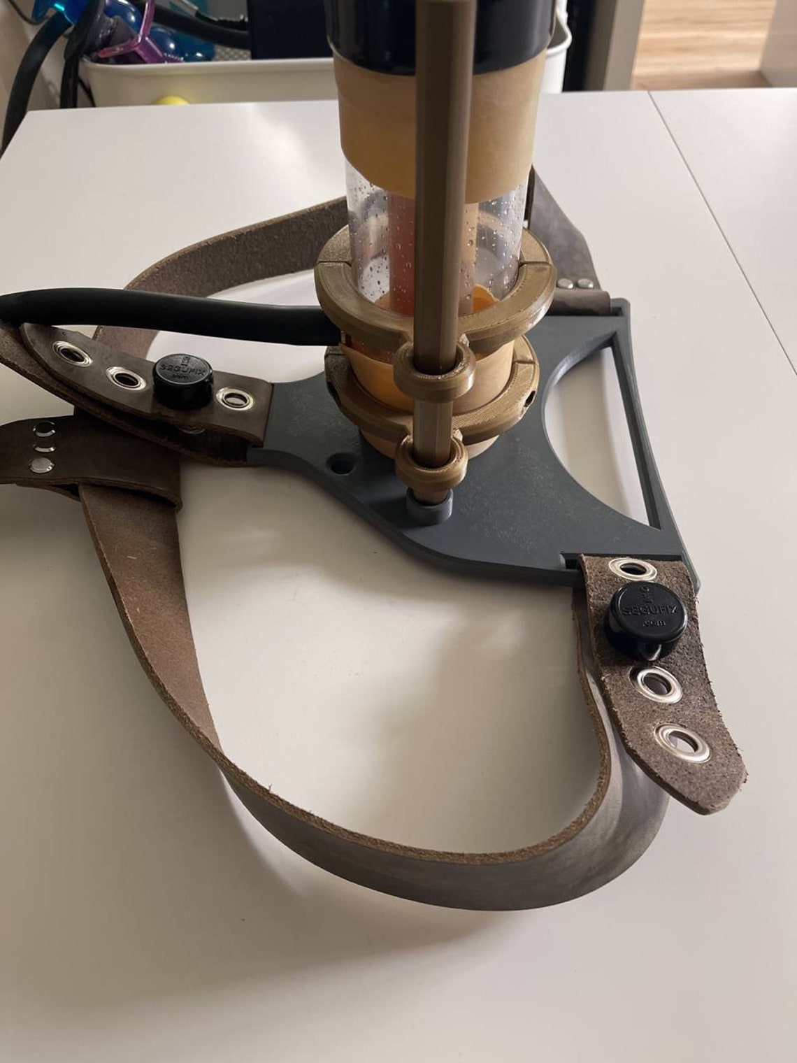 BDSM Fetish Leder Harness für Venus 2000 & Tremblr inkl