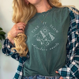 Granola Girl Clothing National Park Shirt Nature Shirt Granola Girl Aesthetic Road Trip Shirt Comfort Colors Travel Shirt Nature Lover Gift