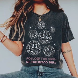 Disco Shirt Disco Outfit Disco Cowgirl Shirt Disco Bachelorette Barbiecore Shirt Y2K Shirt Disco Party Shirt