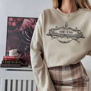 Dark Academia Clothing Reading Sweatshirt Renaissance Shirt Bookish Sweatshirt  Dark Cottagecore Dead Poets Society Book Sweatshirt