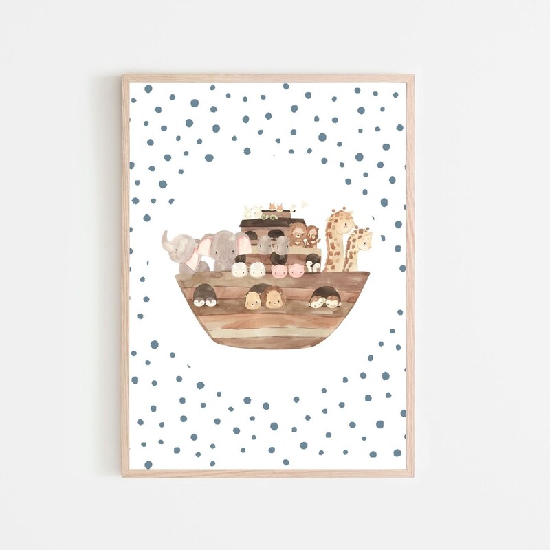 Noah's Ark Print - Etsy