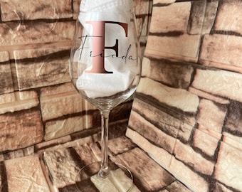 Weinglas Personalisiert