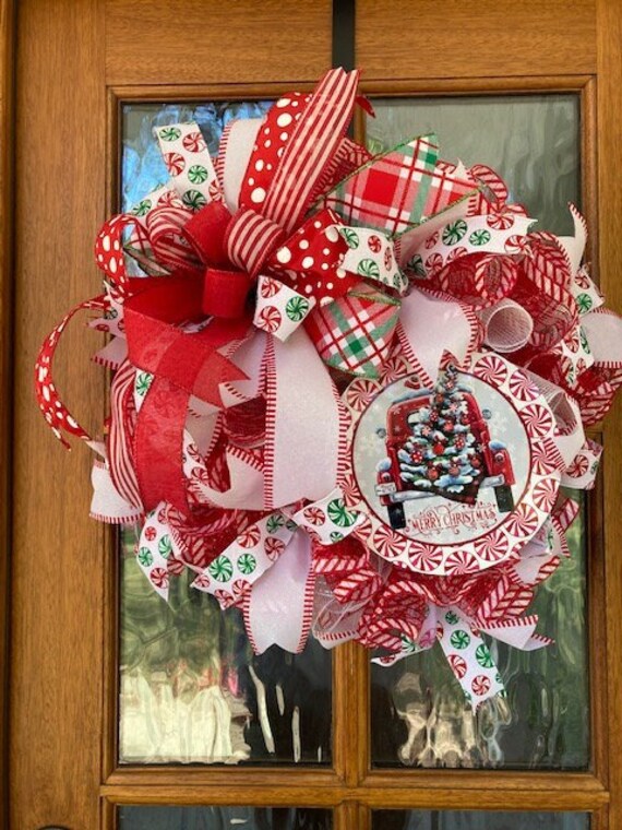 Etsy christmas wreaths best sale