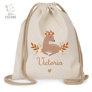 Sac à dos personnalisé maternelle/sac à dos prénom enfant/ petit sac à dos enfant