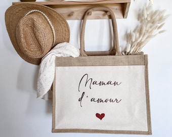 Tote Bag 'Bichette Irremplaçable' - Cadeau Parfait Pour Elle : Saint-Valentin, Anniversaire, Noël - Sac Cabas Réutilisable Et Personnalisé - 3